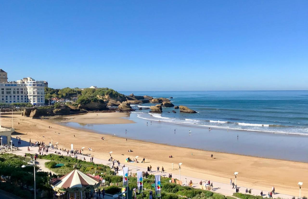L'Ocean A Perte De Vue, La Grande Plage A Vos Pieds Биарриц Экстерьер фото